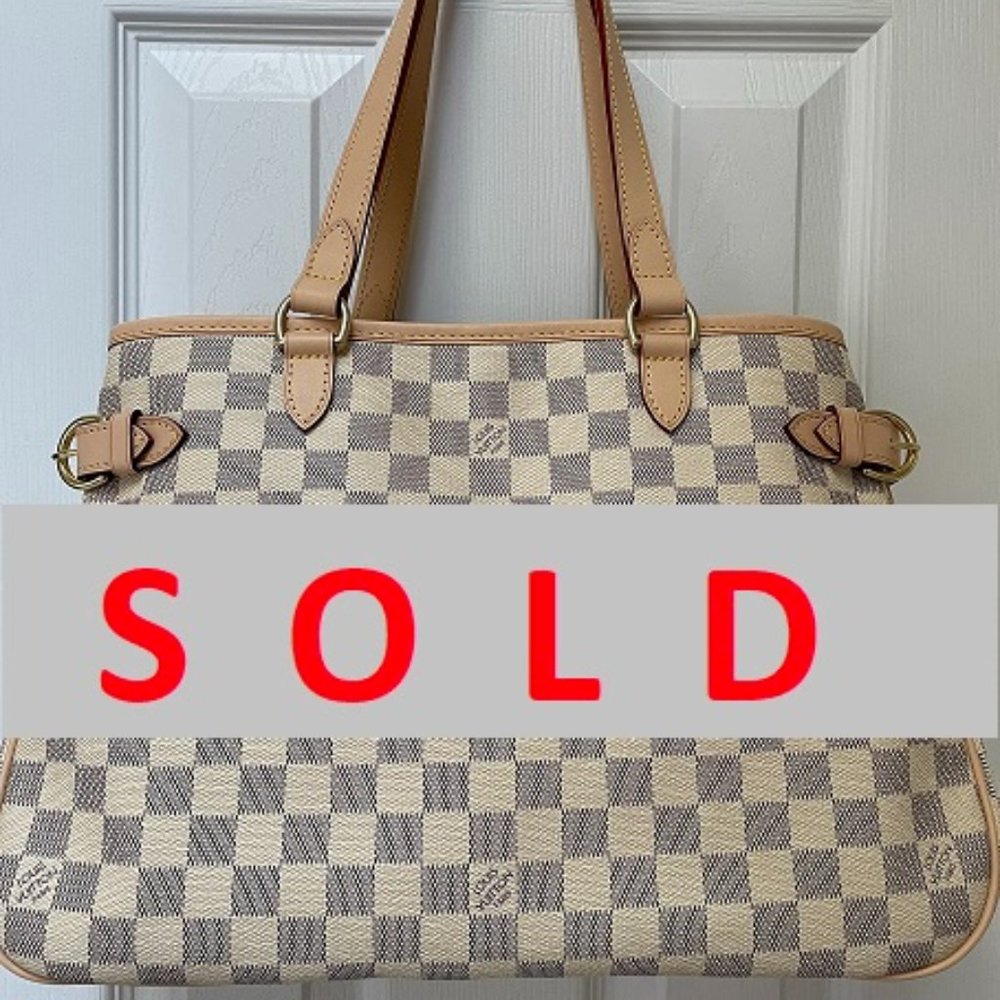 Louis Vuitton Damier Azur Batignolles Horizontal
